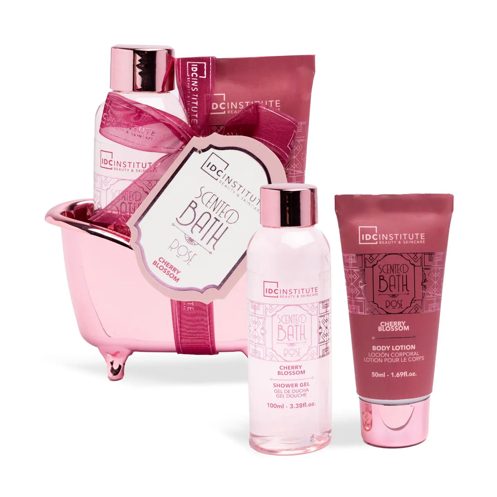 Idc Institute Scented Bath Rose Mini Bathtub Set