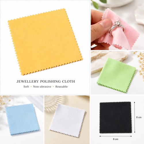 10 Pieces Mixed Jewellery Polishing Cloth Pack