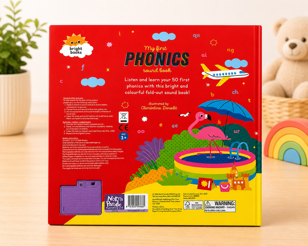 My First Phonics Sound Book – Interactive Learning Book for Kids (50 Sounds)