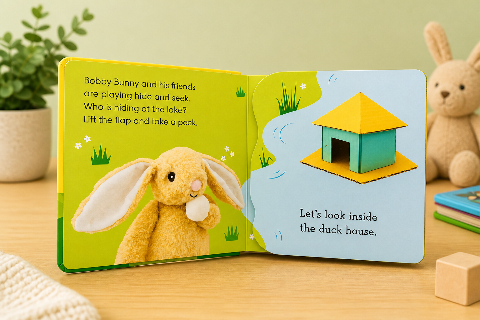Pop-Up Peekaboo Bunny | Interactive Baby Book (1–3 Years)