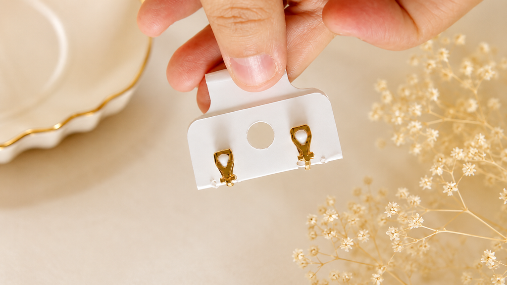 Kids Clip-On Earrings | No Piercing | Cute Enamel Designs | Gold-Tone