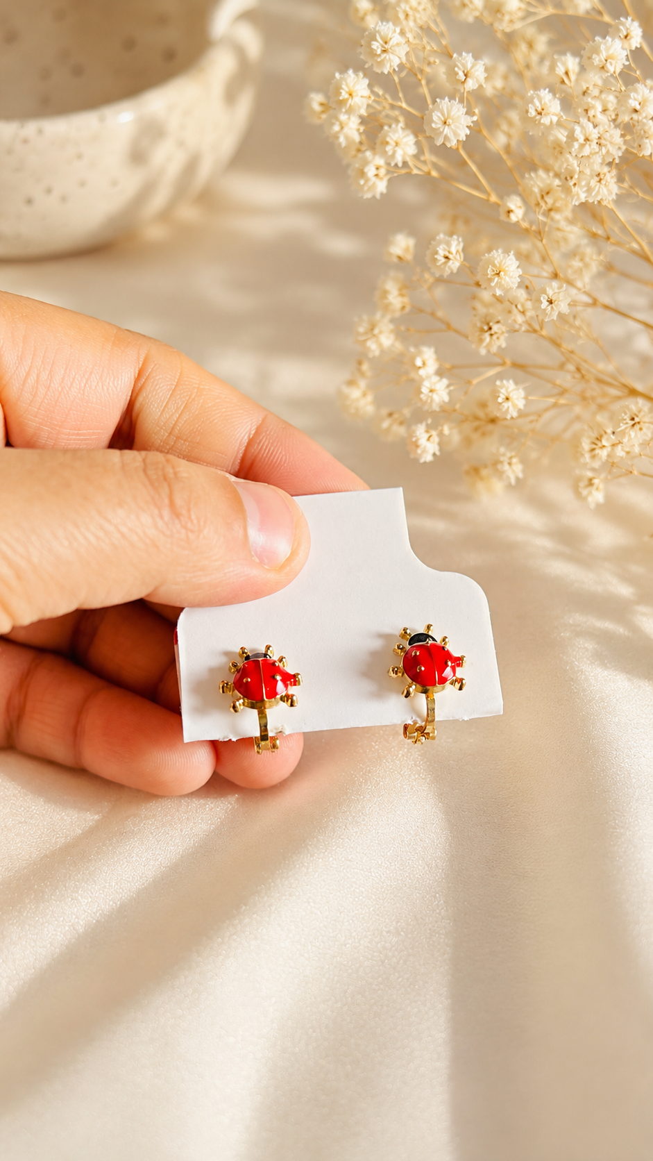 Kids Clip-On Earrings | No Piercing | Cute Enamel Designs | Gold-Tone