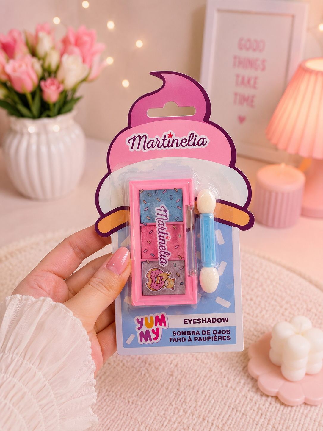 Martinelia Sweet Beauty Combo – Eyeshadow, Lip Gloss & Nail Polish & Ring Set
