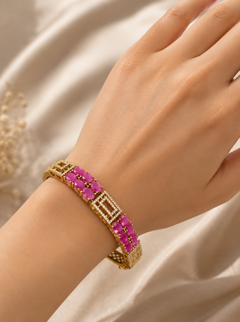 Exclusive Ruby Luxe Bangle