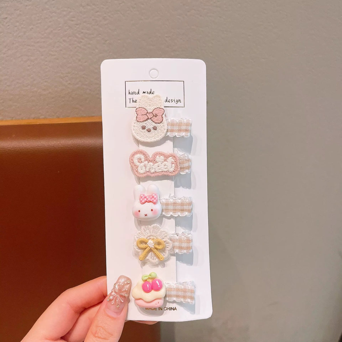 Cute Kids Hair Clips Set