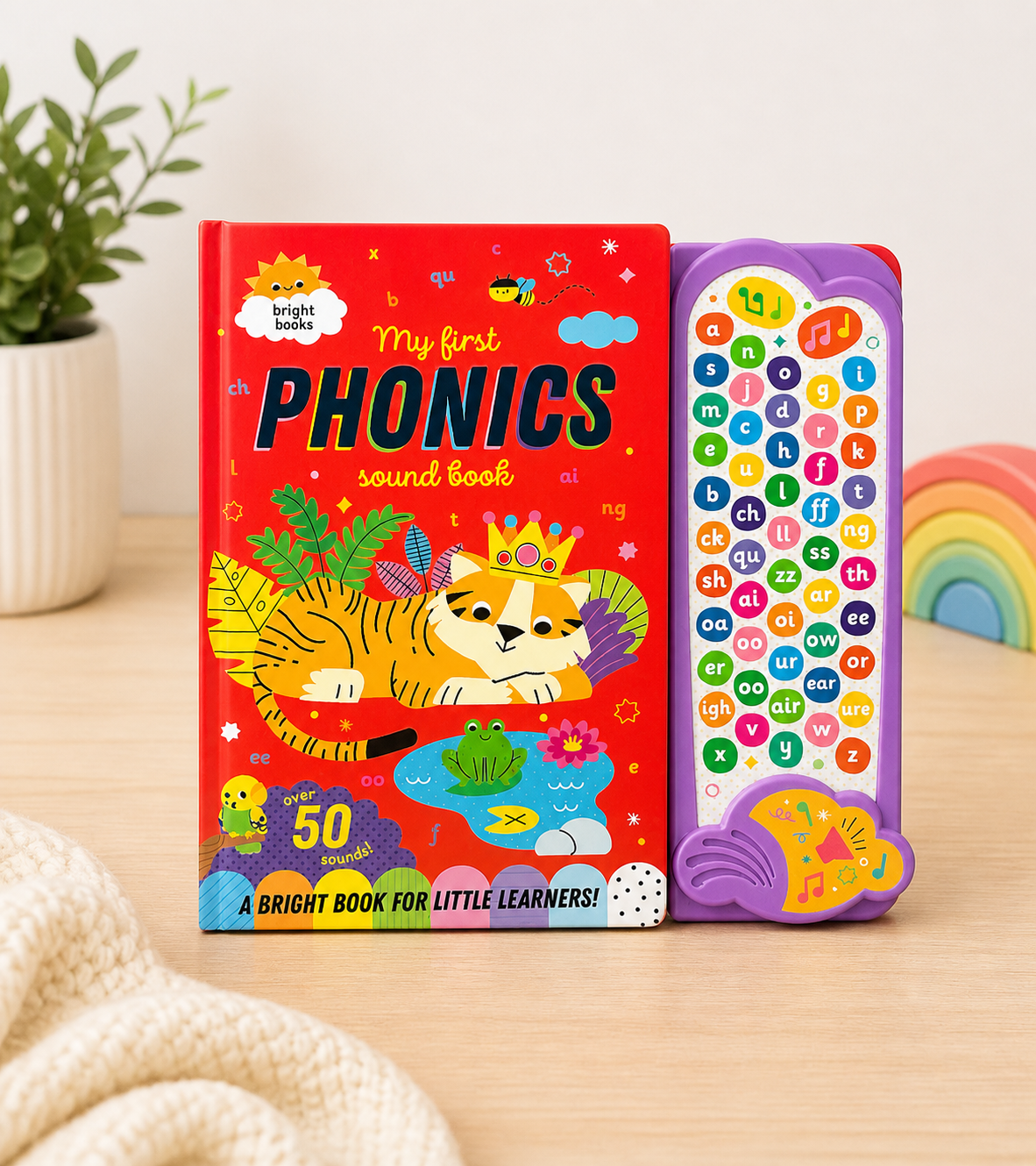 My First Phonics Sound Book – Interactive Learning Book for Kids (50 Sounds)