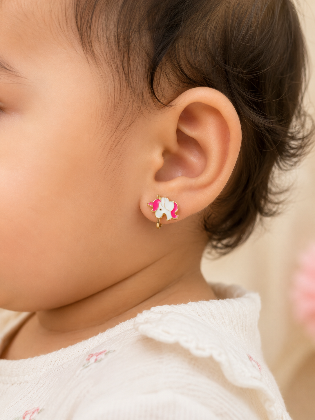 Kids Clip-On Earrings | No Piercing | Cute Enamel Designs | Gold-Tone