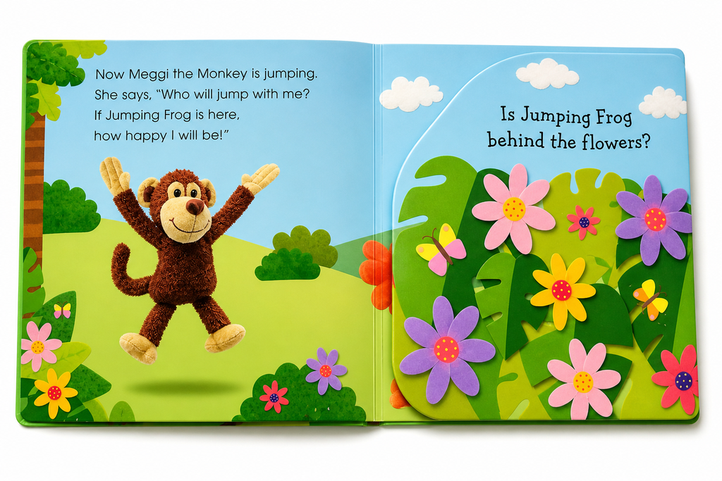 Pop-Up Peekaboo Monkey | Interactive Baby Book (1–3 Years)