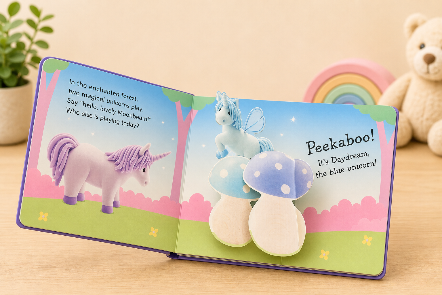 Pop-Up Peekaboo Unicorn| Interactive Baby Book (1–3 Years)