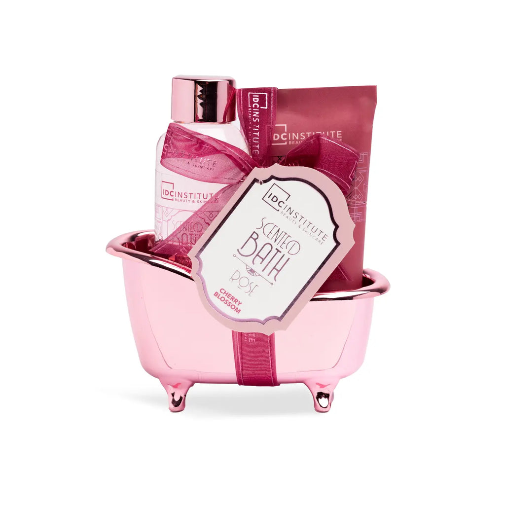 Idc Institute Scented Bath Rose Mini Bathtub Set