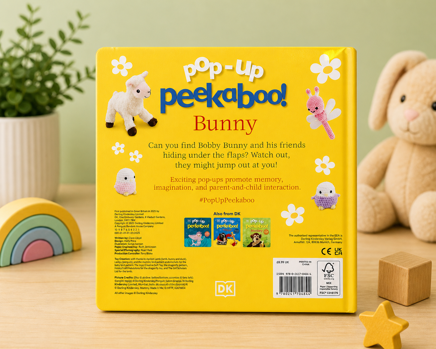 Pop-Up Peekaboo Bunny | Interactive Baby Book (1–3 Years)