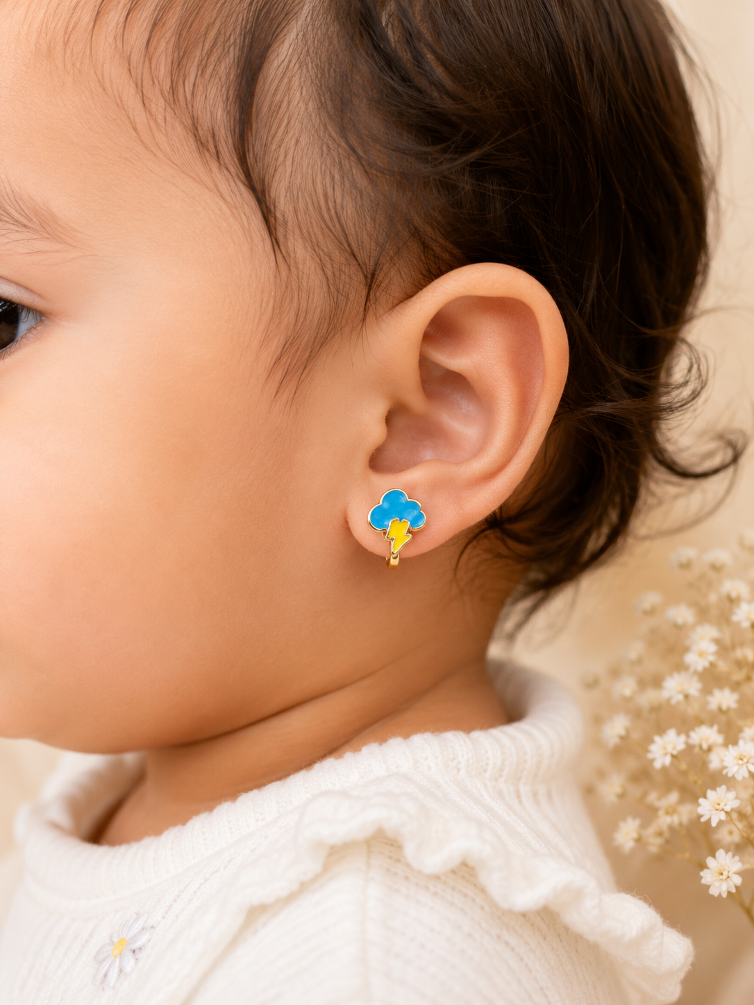 Kids Clip-On Earrings | No Piercing | Cute Enamel Designs | Gold-Tone