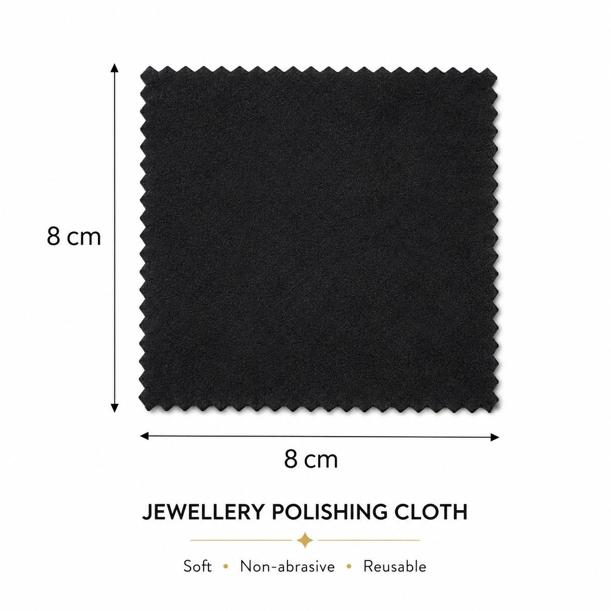 10 Pieces Mixed Jewellery Polishing Cloth Pack