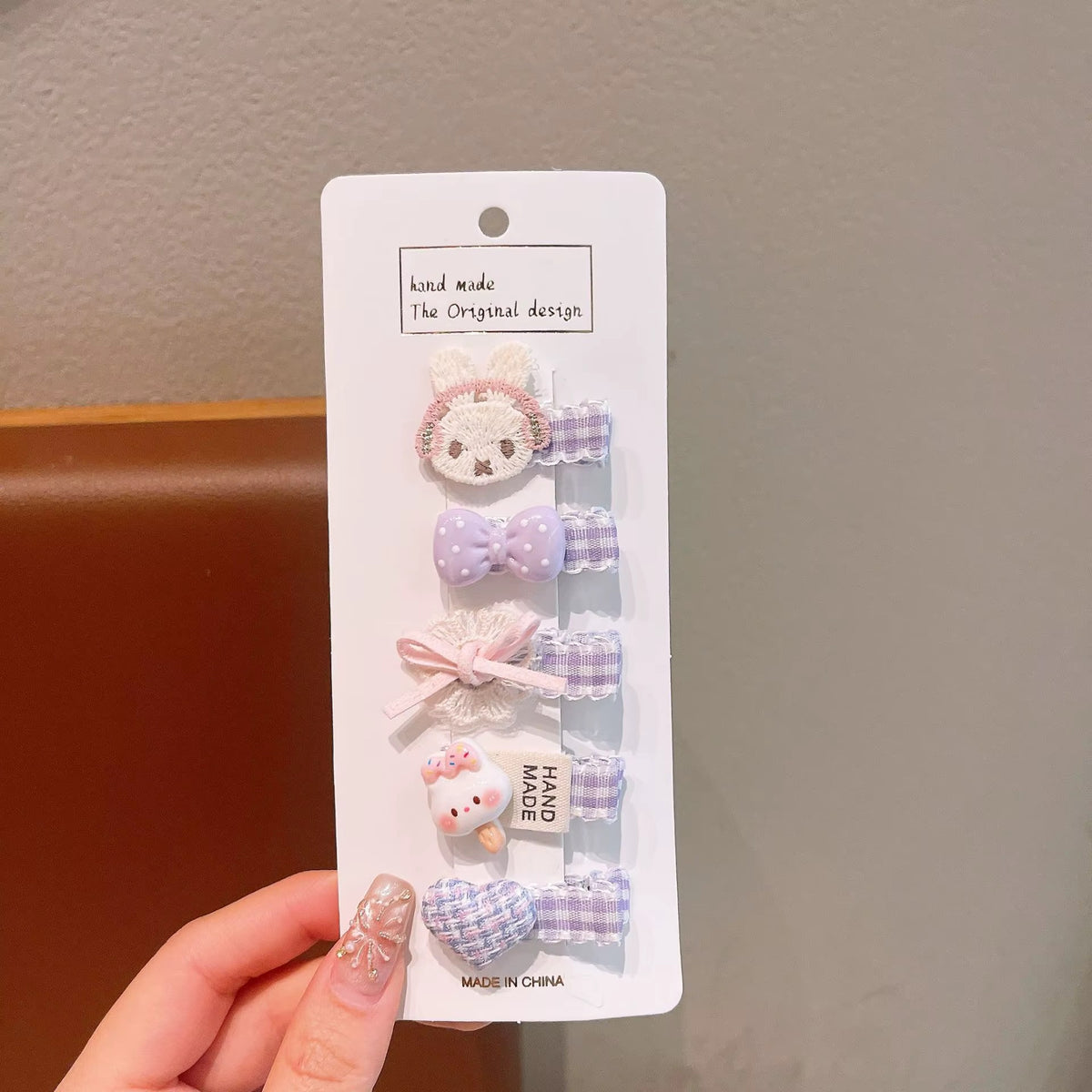 Cute Kids Hair Clips Set