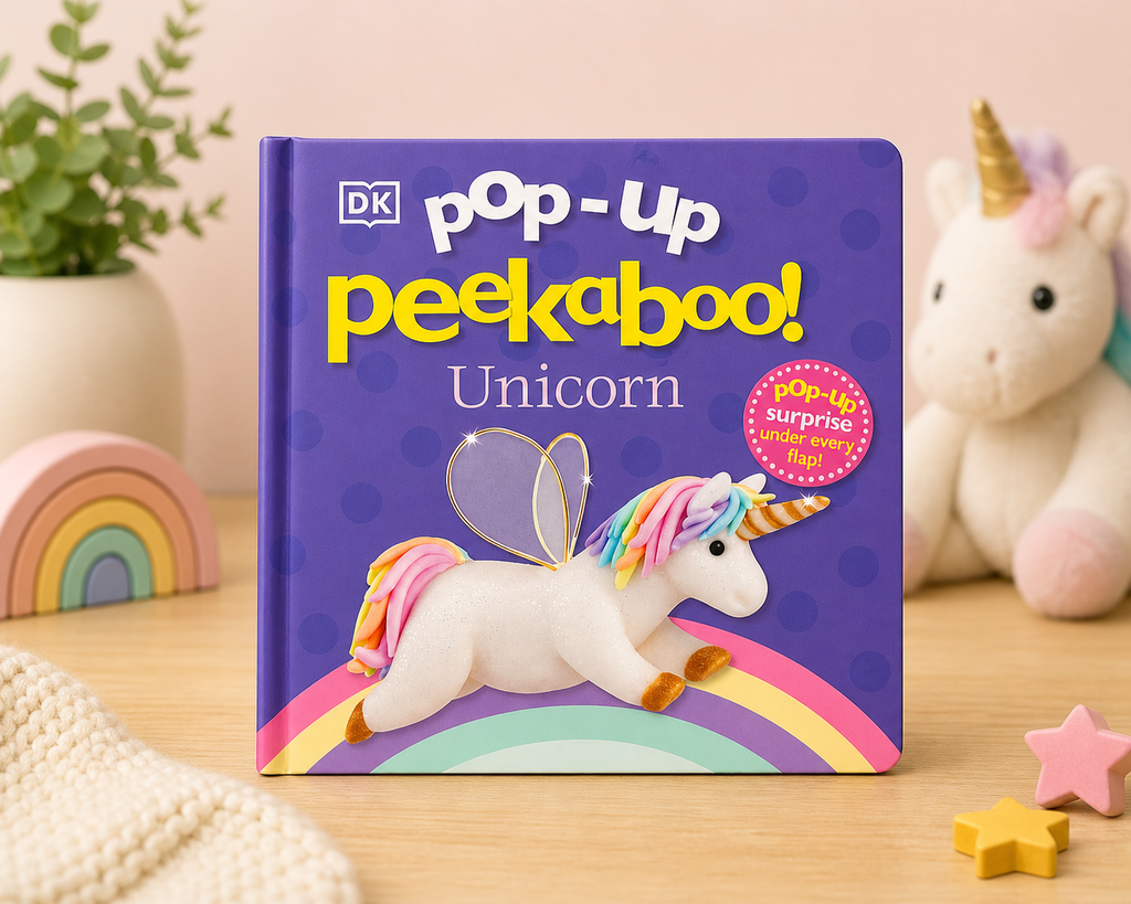 Pop-Up Peekaboo Unicorn| Interactive Baby Book (1–3 Years)