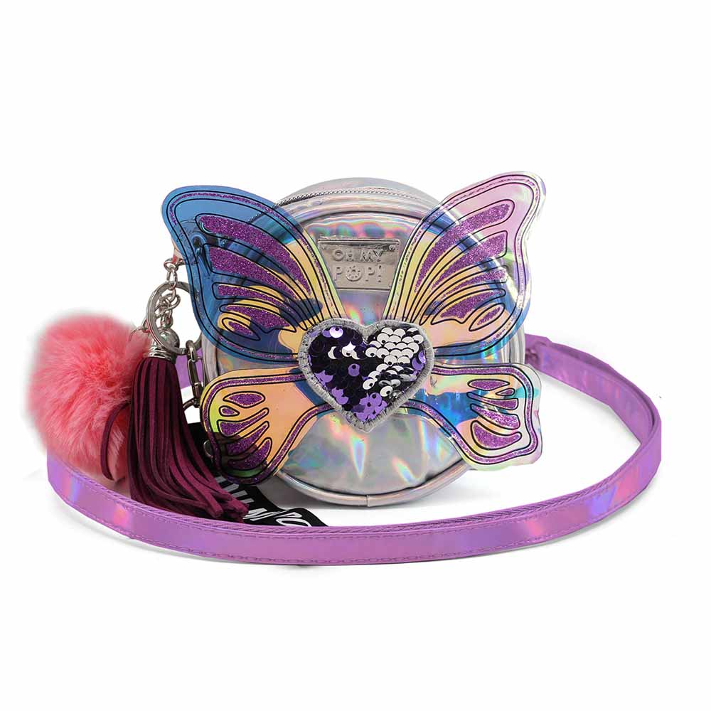 Oh My Pop! Wings-Small Round Shoulder Bag