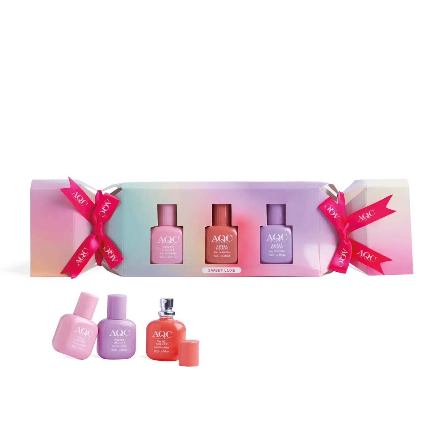 AQC Sweet Luxe Fragrance Trio – Gift Set (15ml x3)
